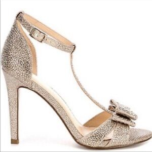 MARIPE Silver Bling High‎ Heels
